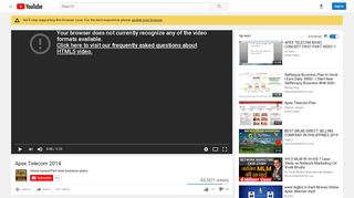 
                            3. Apex Telecom 2014 - YouTube