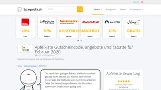 
                            3. ? Apfelkiste Gutscheincode || 50% Rabatt ⇒ EXKLUSIV - Sparpedia.ch