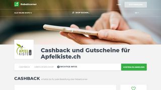 
                            5. Apfelkiste.ch - Technik - Cashback & Gutscheine - Geld zurück für ...
