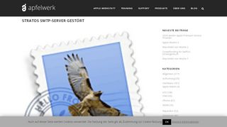 
                            13. Apfelwerk | Stratos SMTP-Server gestört