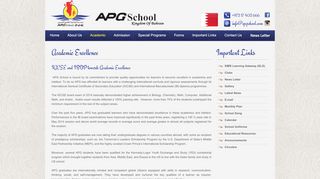 
                            12. APG School Bahrain Academic Excellence Bahrain