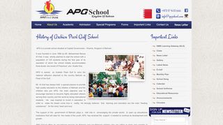 
                            13. APG School Bahrain History of Arabian Pearl Gulf School ...