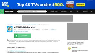 
                            7. APGB Mobile Banking - Free download and software reviews - CNET ...
