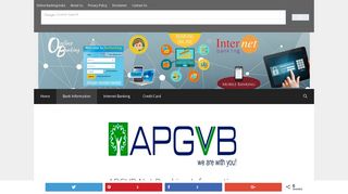 
                            7. APGVB Internet Banking information and login guidelines.