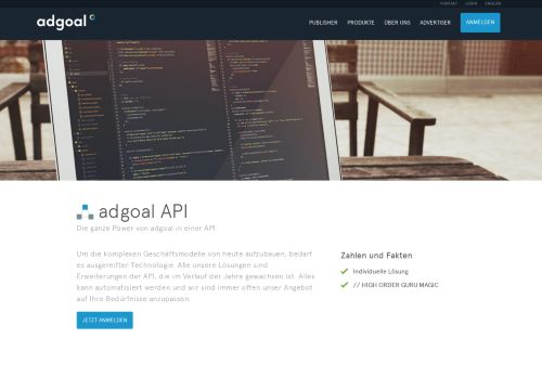 
                            8. API - adgoal