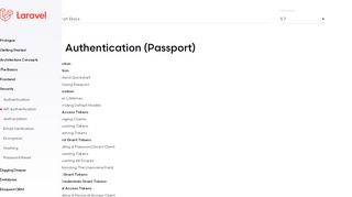 
                            1. API Authentication (Passport) - Laravel - The PHP Framework For Web ...
