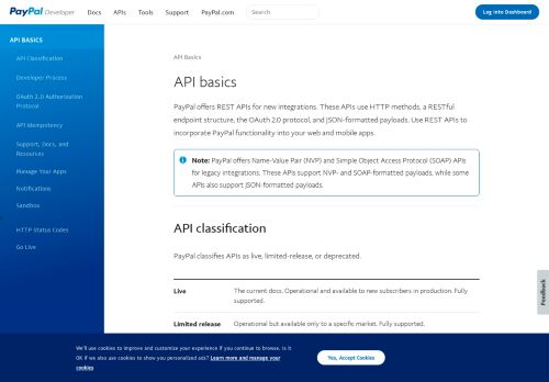 
                            12. API Basics - PayPal Developer