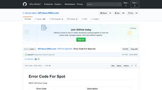 
                            12. API-docs-OKEx.com/Error Code For Spot.md at master · okcoin-okex ...