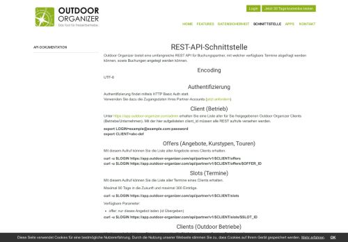 
                            4. API-Dokumentation - Schnittstelle - Outdoor Organizer ...