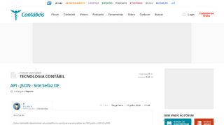 
                            13. API - JSON - Site Sefaz DF - Portal Contábeis