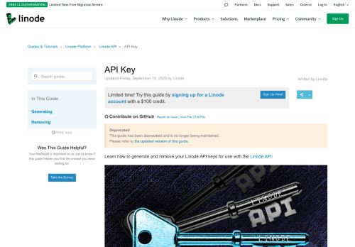 
                            13. API Key - Linode