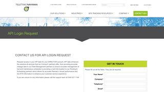 
                            7. API Login Request- Teletrac Navman