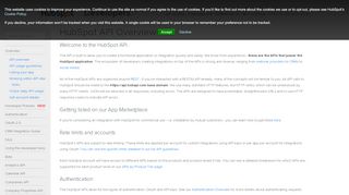 
                            7. API Overview | HubSpot API - HubSpot Developer
