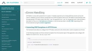
                            8. API Platform: Errors Handling
