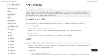 
                            10. API Reference — discord.py 0.16.12 documentation