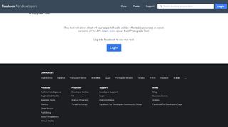 
                            8. API Upgrade Tool - Facebook for Developers