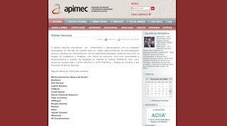 
                            5. APIMEC - Certificação profissional