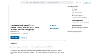 
                            10. Apinio Online Panels (Turkey, Greece, South Africa, Ireland, New ...