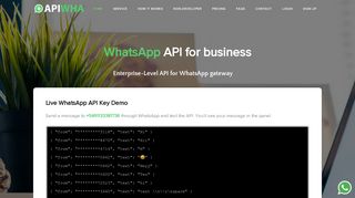 
                            10. APIWHA WhatsApp API designed for business, send and receive ...