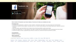 
                            3. APK do Facebook Lite para Android