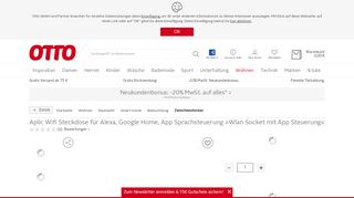 
                            3. Aplic Wifi Steckdose für Alexa, Google Home, App ... - Otto