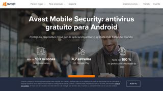 
                            2. Aplicación antivirus gratuita para Android | Avast Mobile Security