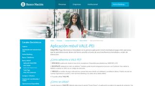 
                            4. Aplicación móvil VALE-PEI - BNA