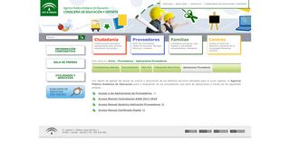 
                            1. Aplicaciones Proveedores - Web ISE Andalucía