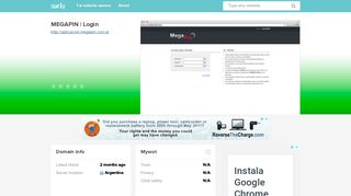 
                            3. aplicacion.megapin.com.ar - MEGAPIN | Login - Aplicacion MEGAPIN