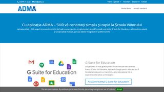 
                            2. Aplicația ADMA - SIIIR pentru învățământul preuniversitar - ADMA