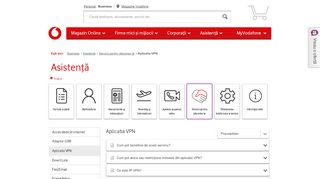 
                            2. Aplicatia VPN - Vodafone.ro