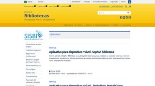 
                            10. aplicativo - Bibliotecas UFU