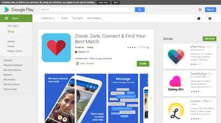 
                            6. Aplicativo de encontros Zoosk – Apps no Google Play