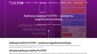 
                            4. Aplikacja mobilna FireTMS - postaw na wygodną komunikację - FireTMS