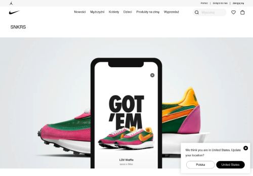 
                            3. Aplikacja Nike SNEAKRS. Nike.com (PL)