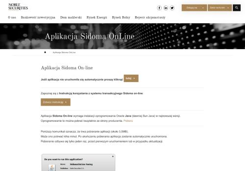 
                            4. Aplikacja Sidoma OnLine - Noble Securities S.A.