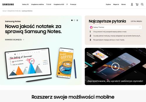 
                            3. Aplikacje i usługi Samsung | Samsung Polska