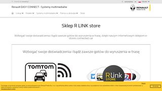 
                            1. Aplikacje i usługi w R-LINK Store | Renault EASY CONNECT