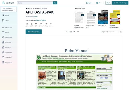 
                            7. APLIKASI ASPAK - Scribd