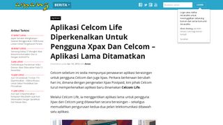 
                            4. Aplikasi Celcom Life Diperkenalkan Untuk Pengguna Xpax ...