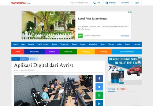 
                            8. Aplikasi Digital dari Avrist - Warta Kota