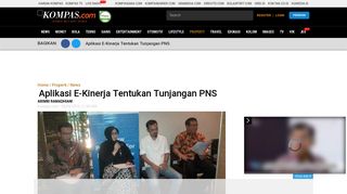 
                            5. Aplikasi E-Kinerja Tentukan Tunjangan PNS - Kompas.com