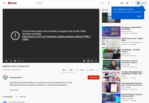 
                            5. Aplikasi E Visum Terbaru 2019 - YouTube