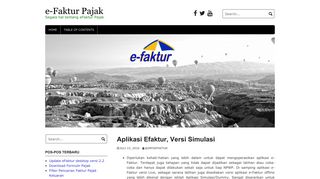 
                            6. Aplikasi Efaktur, Versi Simulasi – e-Faktur Pajak