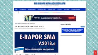 
                            4. APLIKASI ERAPOR SMA VERSI 2018.E | PENDIDIKAN ...