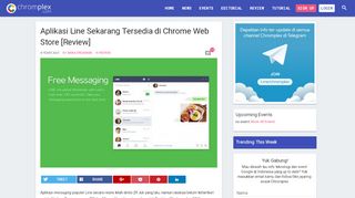 
                            4. Aplikasi Line Sekarang Tersedia di Chrome Web Store [Review]