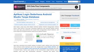 
                            8. Aplikasi Login Sederhana Android Studio Tanpa Database