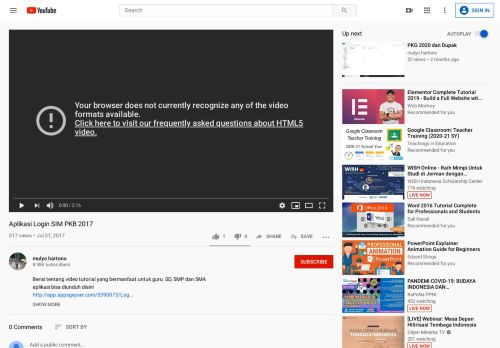 
                            7. Aplikasi Login SIM PKB 2017 - YouTube