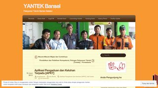 
                            3. Aplikasi Pengaduan dan Keluhan Terpadu [APKT] | YANTEK Bansel