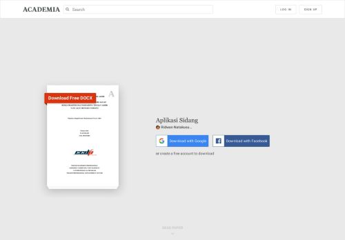 
                            7. Aplikasi Sidang | Ridwan Natakusumah - Academia.edu